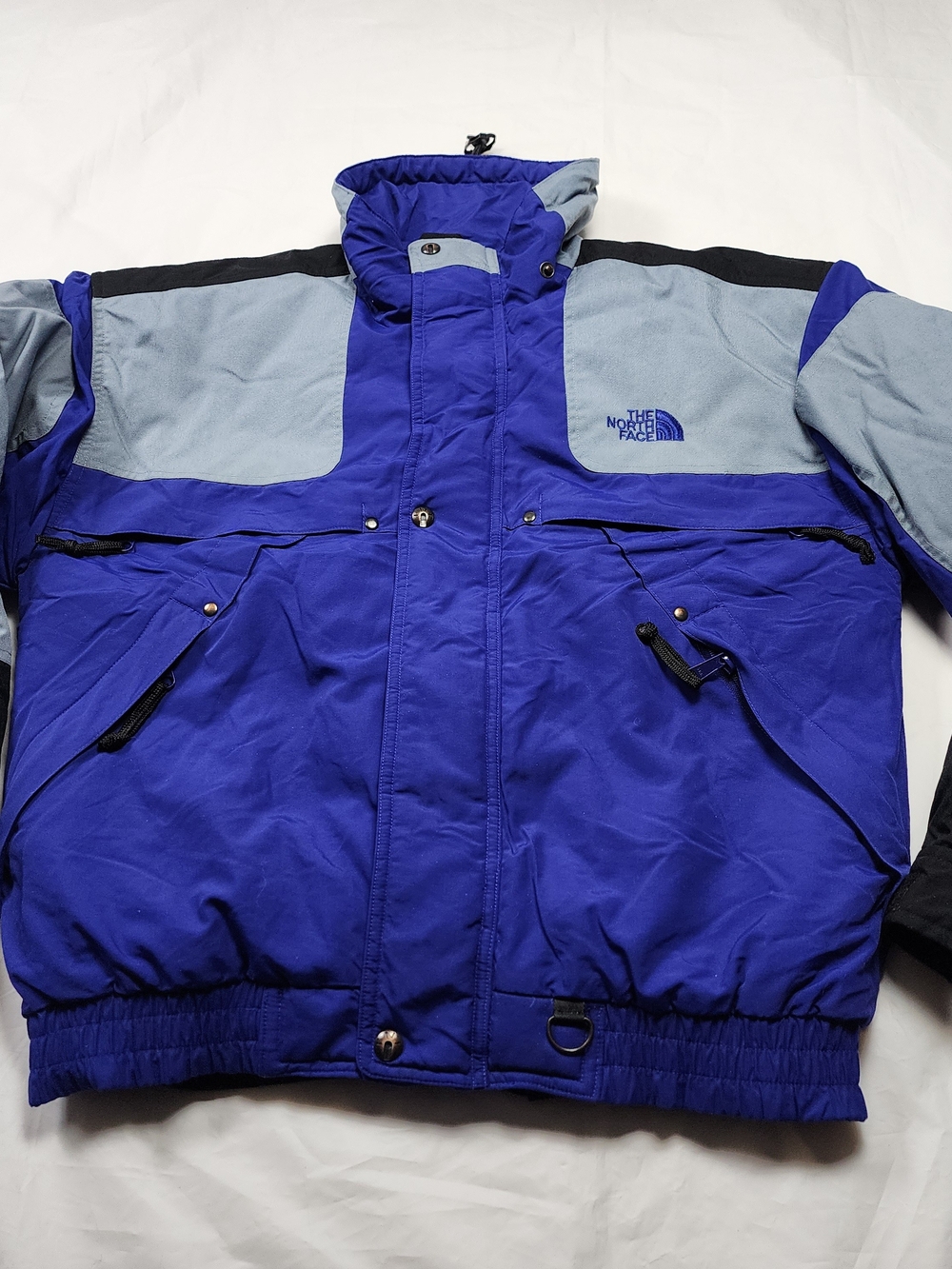 VTG 1990 The North Face Extreme Gear Men's Colorblock Quilted Lined Jacket Mediu